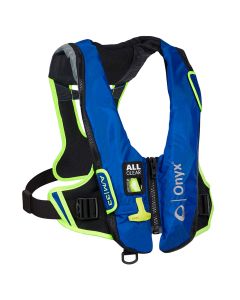 Onyx Impulse A/M-24 All Clear Auto/Manual Inflatable Life Jacket - Blue