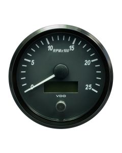 VDO SingleViu 100mm (4") Tachometer - 2500 RPM