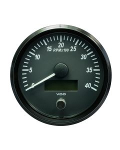 VDO SingleViu 100mm (4") Tachometer - 4000 RPM