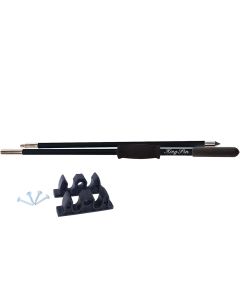Panther 10&#39; King Pin Anchor Pole - 2-Piece - Black