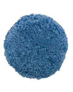 Presta Blue Blended Wool Medium Cutting Pad - 9" Screw-On Pad