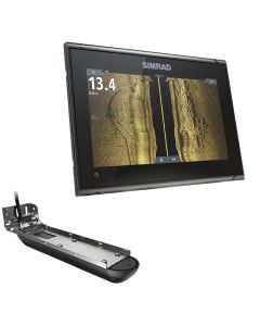 Simrad GO9 XSE Chartplotter/Fishfinder w/Active Imaging 3-in-1 Transom Mount Transducer & C-MAP Discover Chart