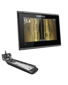 Simrad GO7 XSR Chartplotter/Fishfinder w/Active Imaging 3-in-1 Transom Mount Transducer & C-MAP Discover Chart