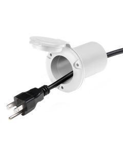 Guest AC Universal Plug Holder - White