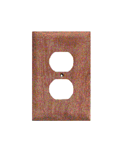 Whitecap Teak Outlet Cover/Receptacle Plate 